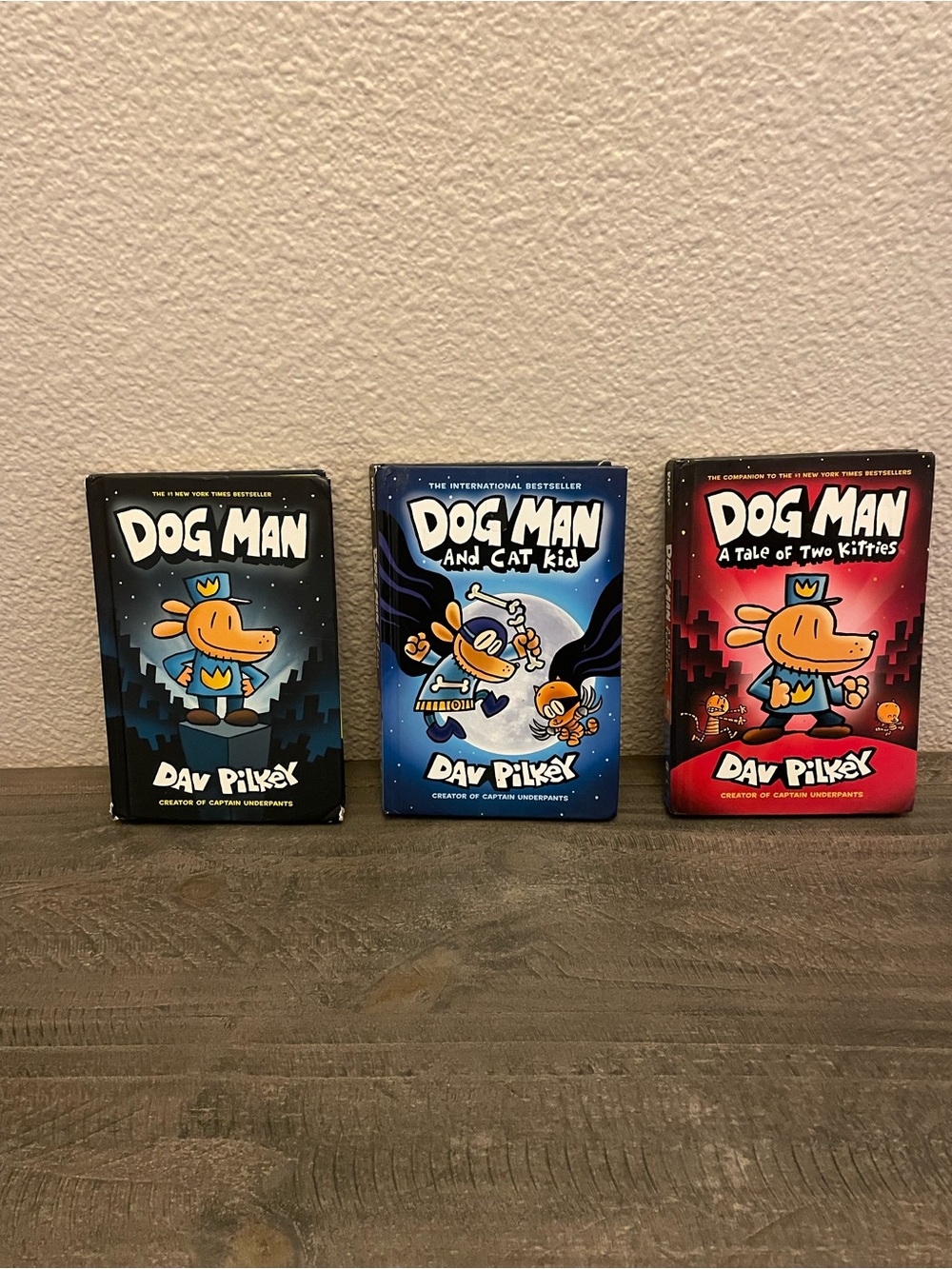 Bundle of 3 Dog Man Books hardcovers